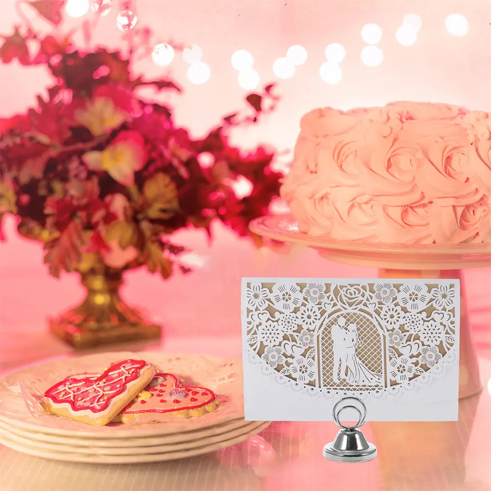 6pcs Mini Table Number Holder Seat Card Stand Wedding Reception Sign Memo Clip Photo Folder Triple Round Hole for Events
6pcs Mini Table Number Holder Seat Card Stand Wedding Reception Sign Memo Clip Photo Folder Triple Round Hole for Events