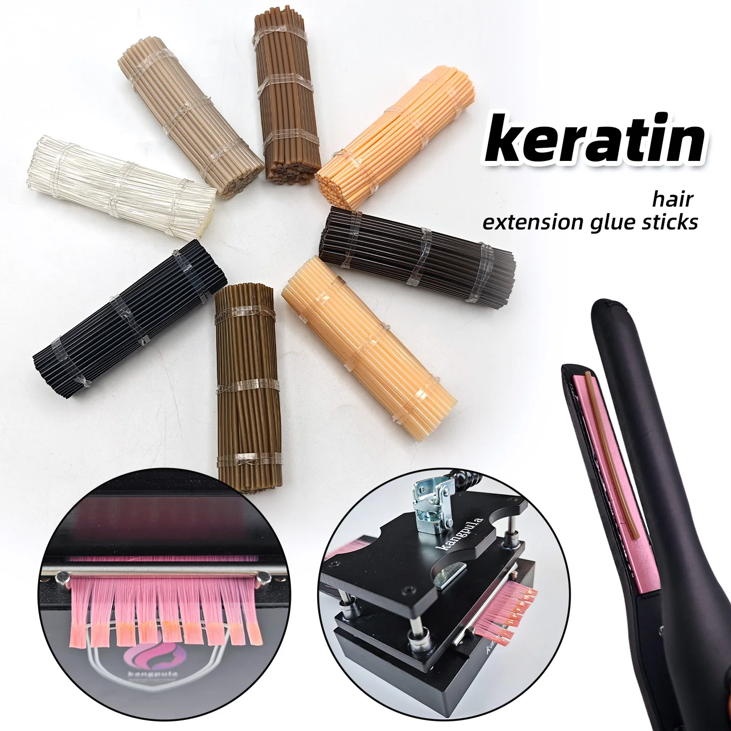 100g kerati K Tip Flat Plate Wigmaking Machine Keratin Glue Stick, Hot Melt, Specially Designed for Flat Plate Wigmaking
100g kerati K Tip Flat Plate Wigmaking Machine Keratin Glue Stick, Hot Melt, Specially Designed for Flat Plate Wigmaking