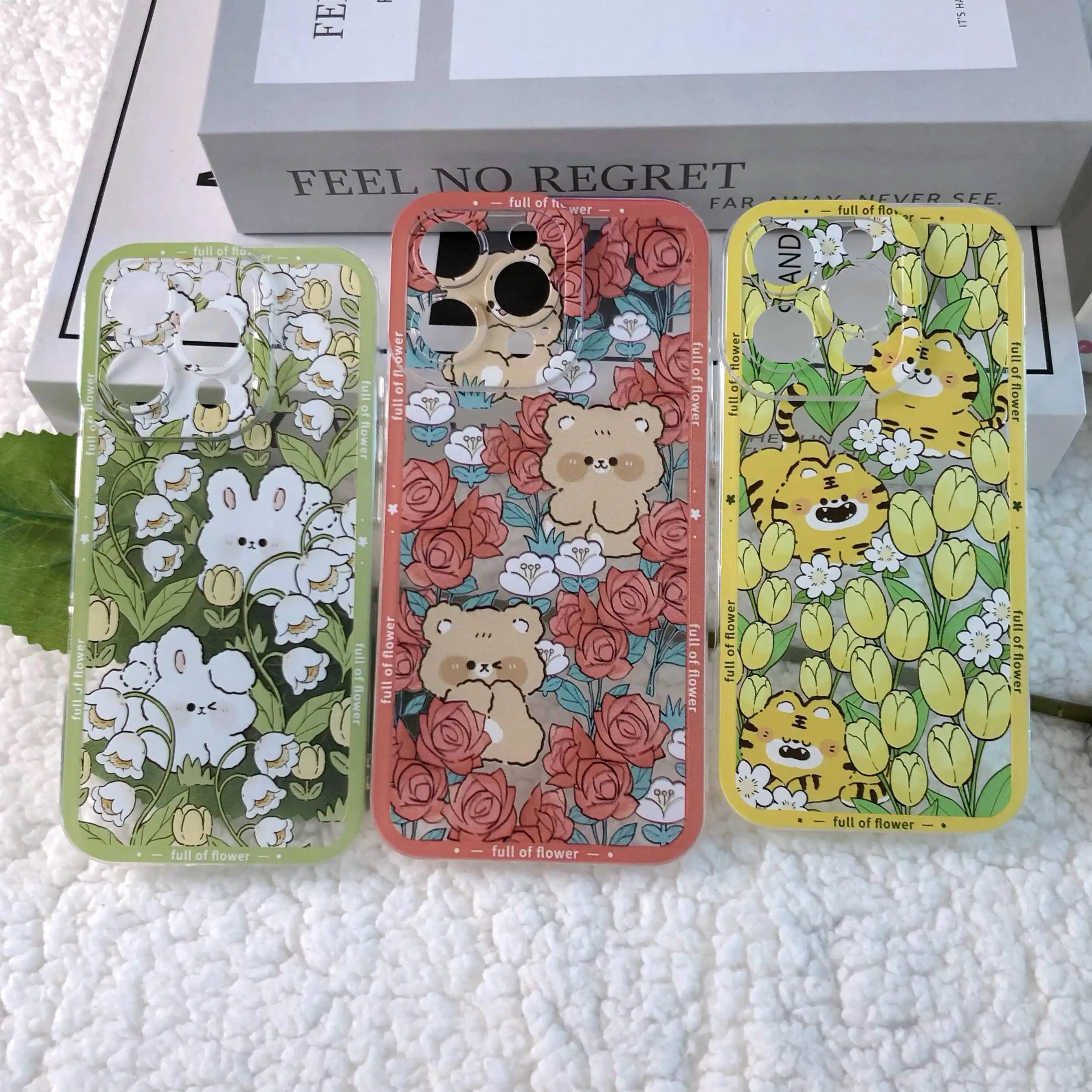 Cute rabbit, tiger with flowers phone case for iPhone 16, 15, 14, 13 pro max, floral women's phone case, girls kawaii phone case
Cute rabbit, tiger with flowers phone case for iPhone 16, 15, 14, 13 pro max, floral women's phone case, girls kawaii phone case