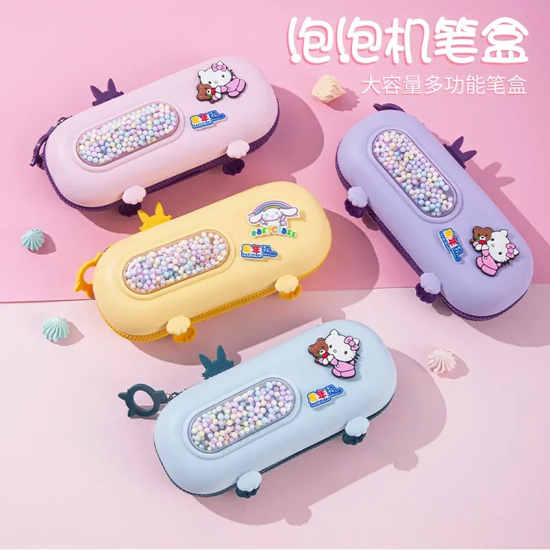 Sanrio Kawaii Hello Kitty Double-layer Multi-functional Pencil Cases Cinnamoroll Anime Cartoon Students School Stationery Bags
Sanrio Kawaii Hello Kitty Double-layer Multi-functional Pencil Cases Cinnamoroll Anime Cartoon Students School Stationery Bags