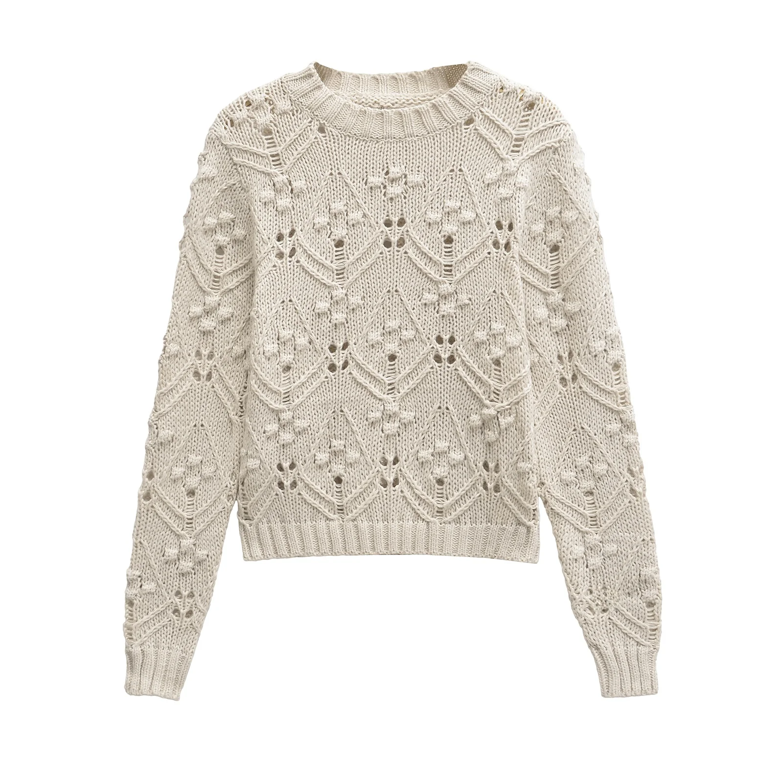 ZAR Autumn New Faionable Street Sle Women's Knitted Sweater Ball aped Embelliment Long Sve round Ne Polyester Fiber
ZAR Autumn New Faionable Street Sle Women's Knitted Sweater Ball aped Embelliment Long Sve round Ne Polyester Fiber