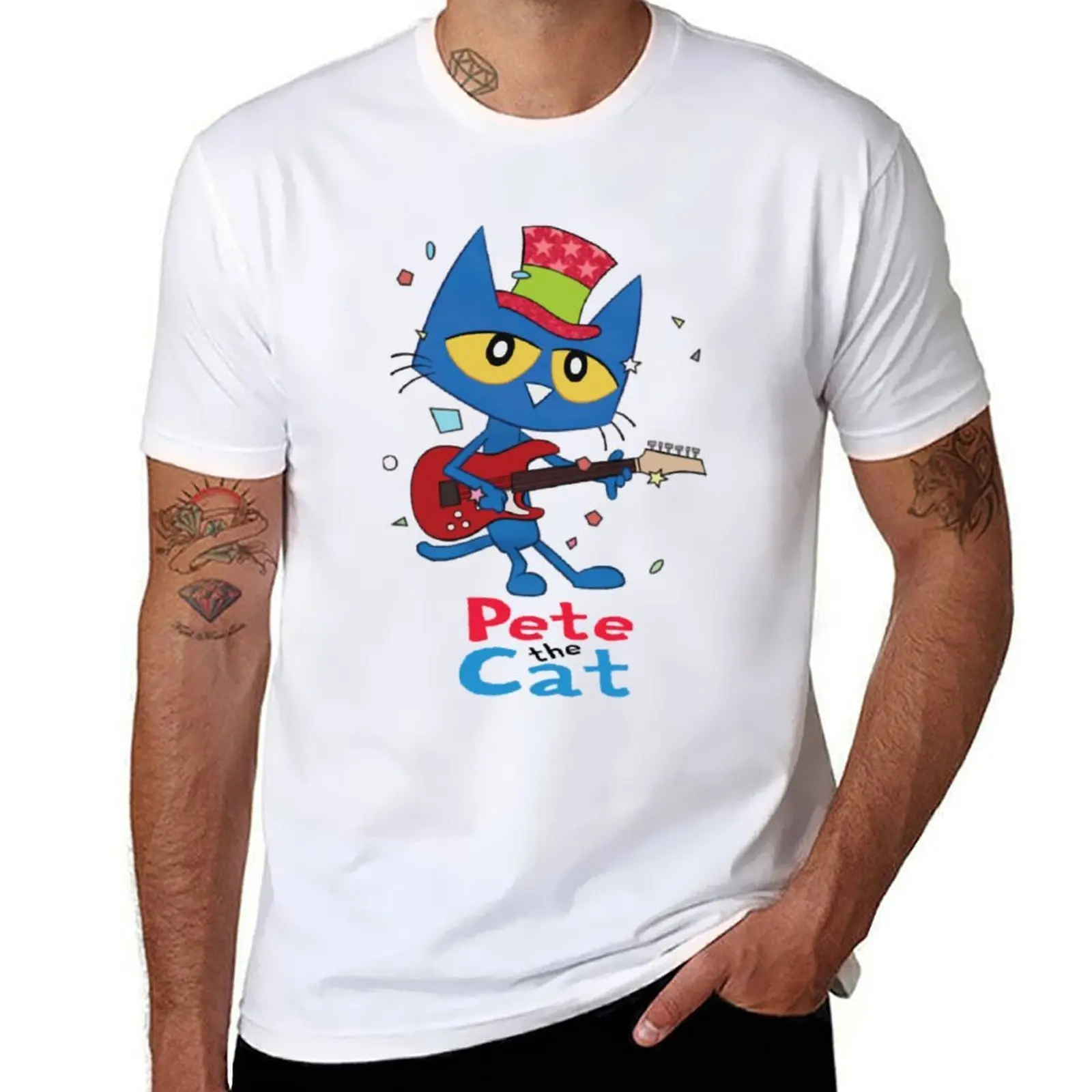 Pete the Cat T-Shirt cotton t shirts man 100% t shirts designer t shirt man luxury T-Shirt
Pete the Cat T-Shirt cotton t shirts man 100% t shirts designer t shirt man luxury T-Shirt
