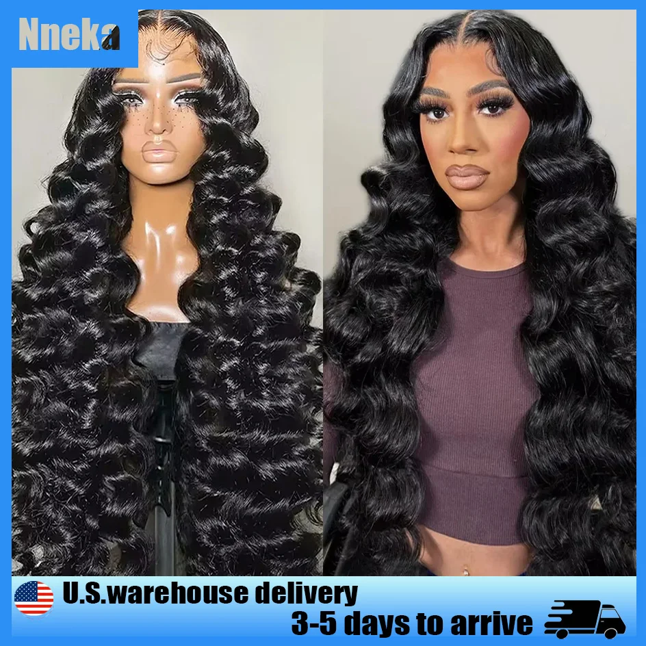 Nneka 200% Density Loose Body Wave Wigs Human Hair 13x6 Hd Lace 13x4 Hd Lace Frontal Wigs loose deep wave wig Brazilian hair
Nneka 200% Density Loose Body Wave Wigs Human Hair 13x6 Hd Lace 13x4 Hd Lace Frontal Wigs loose deep wave wig Brazilian hair
