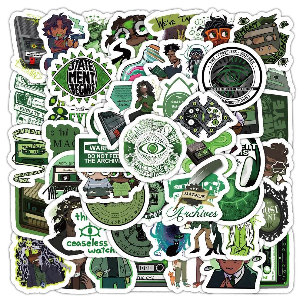 50pcs Funny The Magnus Archives Cartoon Stickers Horror Sci-fi Podcast Decals DIY Laptop Phone Luggage Sticker Decoration
50pcs Funny The Magnus Archives Cartoon Stickers Horror Sci-fi Podcast Decals DIY Laptop Phone Luggage Sticker Decoration