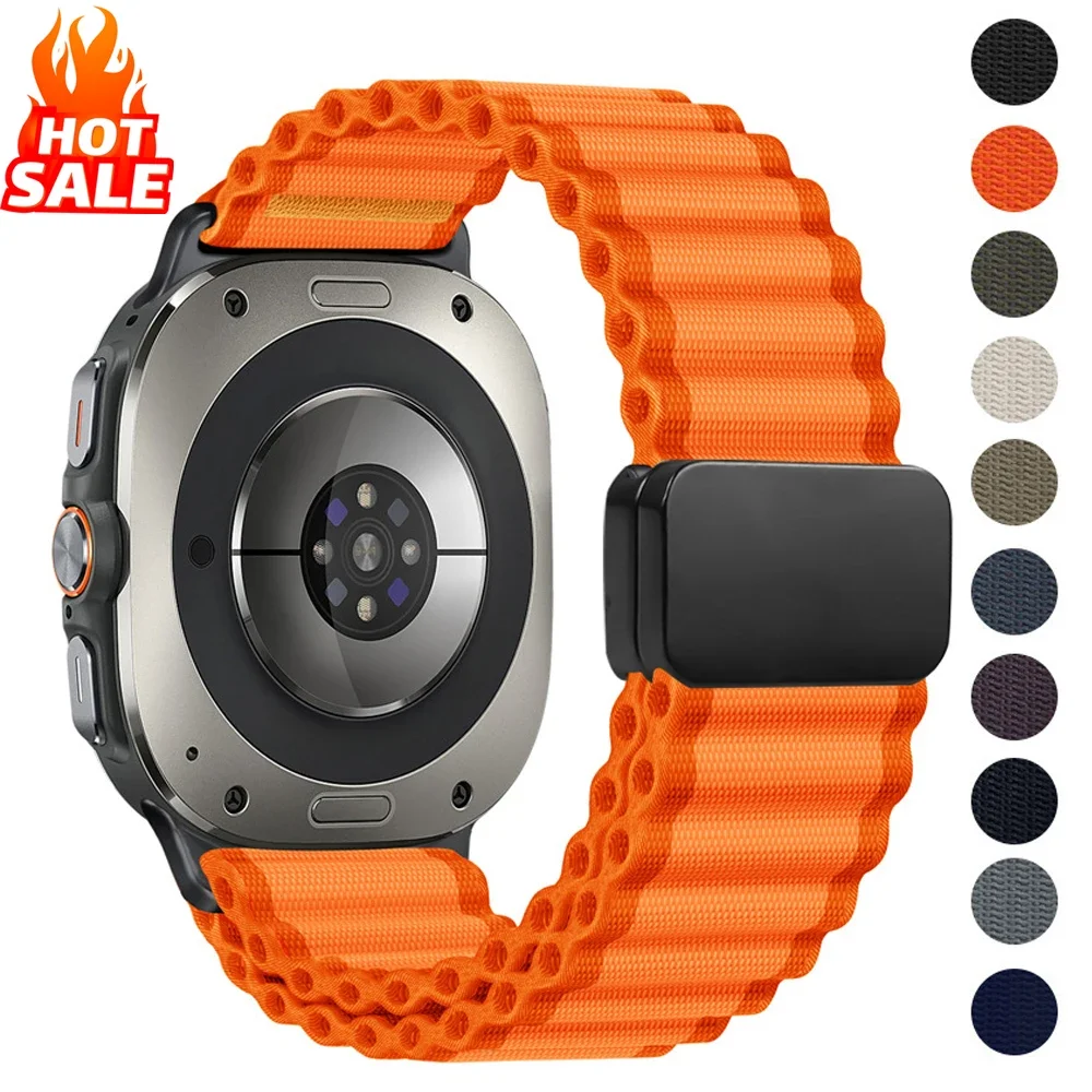 Ремешок Trail Loop для Samsung Galaxy Watch Ultra 47 мм, аксессуары, спортивный нейлоновый магнитный браслет Galaxy Watch Ultra (2025), ремешки
Ремешок Trail Loop для Samsung Galaxy Watch Ultra 47 мм, аксессуары, спортивный нейлоновый магнитный браслет Galaxy Watch Ultra (2025), ремешки
