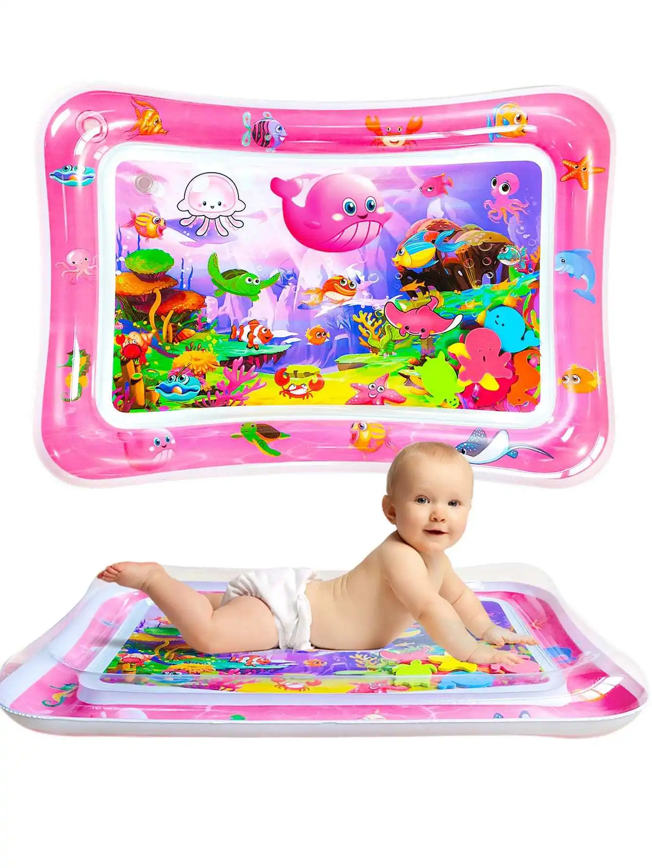 1PC Pink Whale Infant Creeper Pad, Fun Baby Christmas Toy Gift Suitable For Newborns Aged 3-6-9 Months
1PC Pink Whale Infant Creeper Pad, Fun Baby Christmas Toy Gift Suitable For Newborns Aged 3-6-9 Months