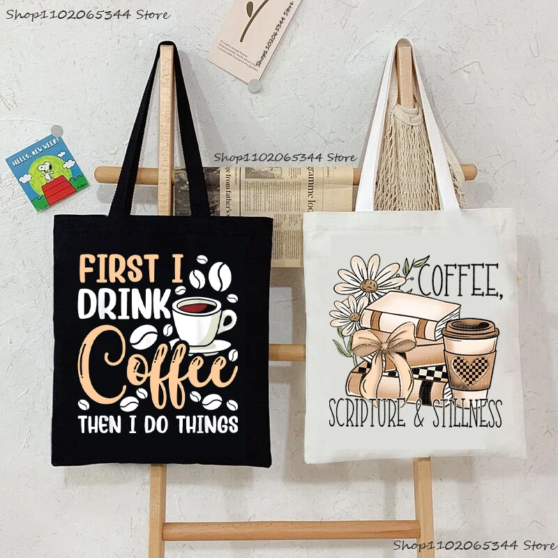 Coffee Scripture and Stillness Tote Bag Aesthetic Coffee Book Lover Canvas Shoulder Bag for Christian Gift Jesus Coffee Handbags
Coffee Scripture and Stillness Tote Bag Aesthetic Coffee Book Lover Canvas Shoulder Bag for Christian Gift Jesus Coffee Handbags