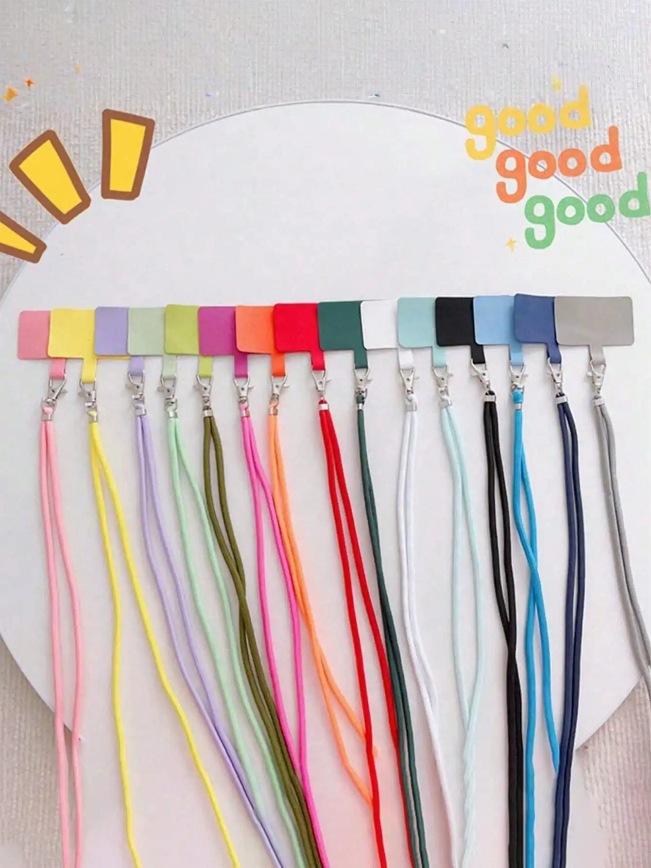 Multiple Colors Phone Lanyard, Adjustable Neck Strap, Phone Patches,Universal Cell Phone Multifuctional Patch Lanyards Compatible With Most Smartphones
Multiple Colors Phone Lanyard, Adjustable Neck Strap, Phone Patches,Universal Cell Phone Multifuctional Patch Lanyards Compatible With Most Smartphones