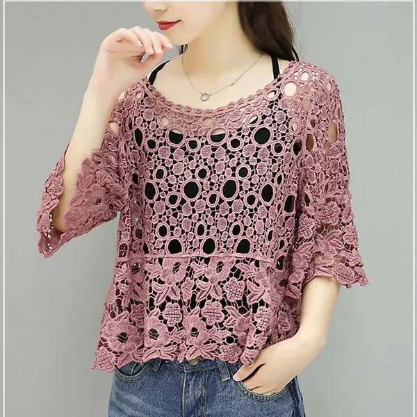 2024 New Casual Loose Korean Style Women Tops Hollow O-neck Long Sleeve Jumper Ladies Pullover Casual Casual Female Knit Sweater
2024 New Casual Loose Korean Style Women Tops Hollow O-neck Long Sleeve Jumper Ladies Pullover Casual Casual Female Knit Sweater
