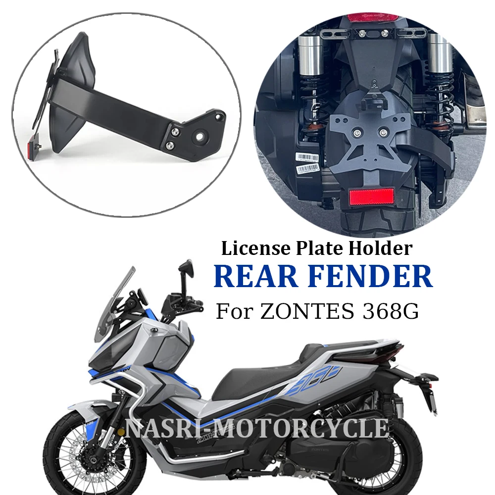 Motorcycle Accessories Rear Wheel Fender Mudguard License Plate Holder Kits Black For ZONTES Shengshi 368G 368g 368 G
Motorcycle Accessories Rear Wheel Fender Mudguard License Plate Holder Kits Black For ZONTES Shengshi 368G 368g 368 G