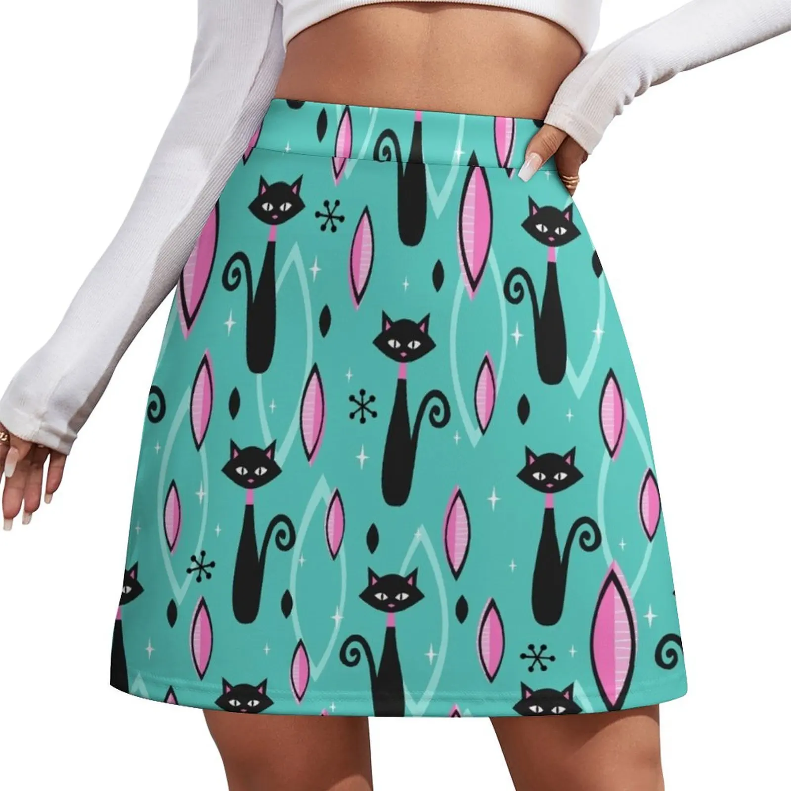 The Cat's Meow Mini Skirt Korean clothing skirts for women Mini Skirt
The Cat's Meow Mini Skirt Korean clothing skirts for women Mini Skirt