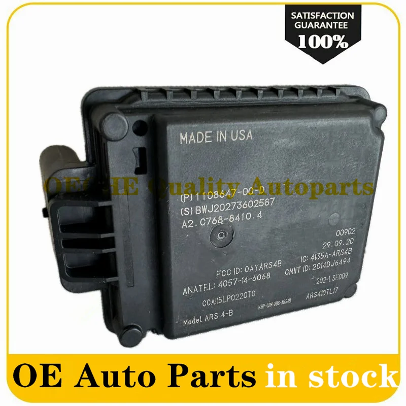 For Tesla Model 3 Y 1108647-00-D 1108647 00 D 110864700D 1108647 00 C 1108647-00-H Radar Sensor Module 2017 2018 2019 2020 New
For Tesla Model 3 Y 1108647-00-D 1108647 00 D 110864700D 1108647 00 C 1108647-00-H Radar Sensor Module 2017 2018 2019 2020 New