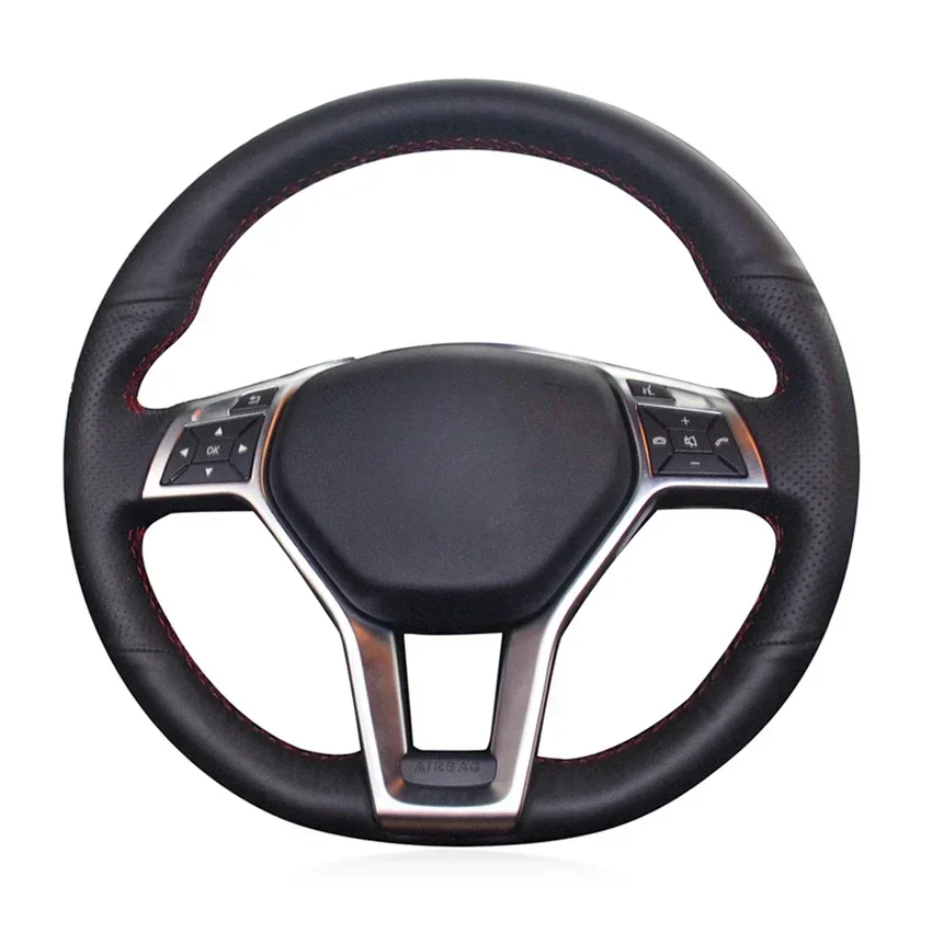 Black Artificial Leather Steering Wheel Cover for Mercedes Benz A-Class C-Class CLA-Class CLS-Class E-Class SLK-Class 2012-2016
Black Artificial Leather Steering Wheel Cover for Mercedes Benz A-Class C-Class CLA-Class CLS-Class E-Class SLK-Class 2012-2016