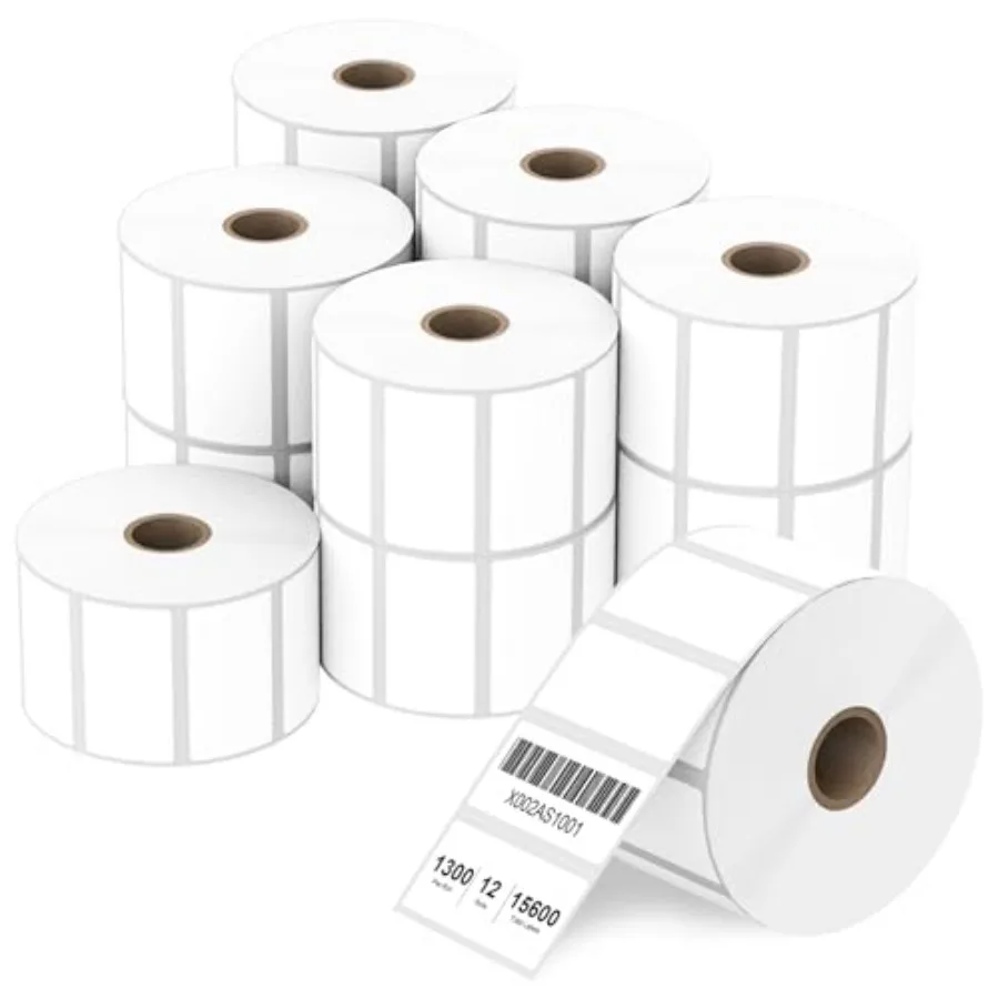 Direct Thermal Label, Paper for Barcodes Postage Address Perforated and Compatible with Rollo, Zebra, Munbyn, Nelko Printers 1,
Direct Thermal Label, Paper for Barcodes Postage Address Perforated and Compatible with Rollo, Zebra, Munbyn, Nelko Printers 1,