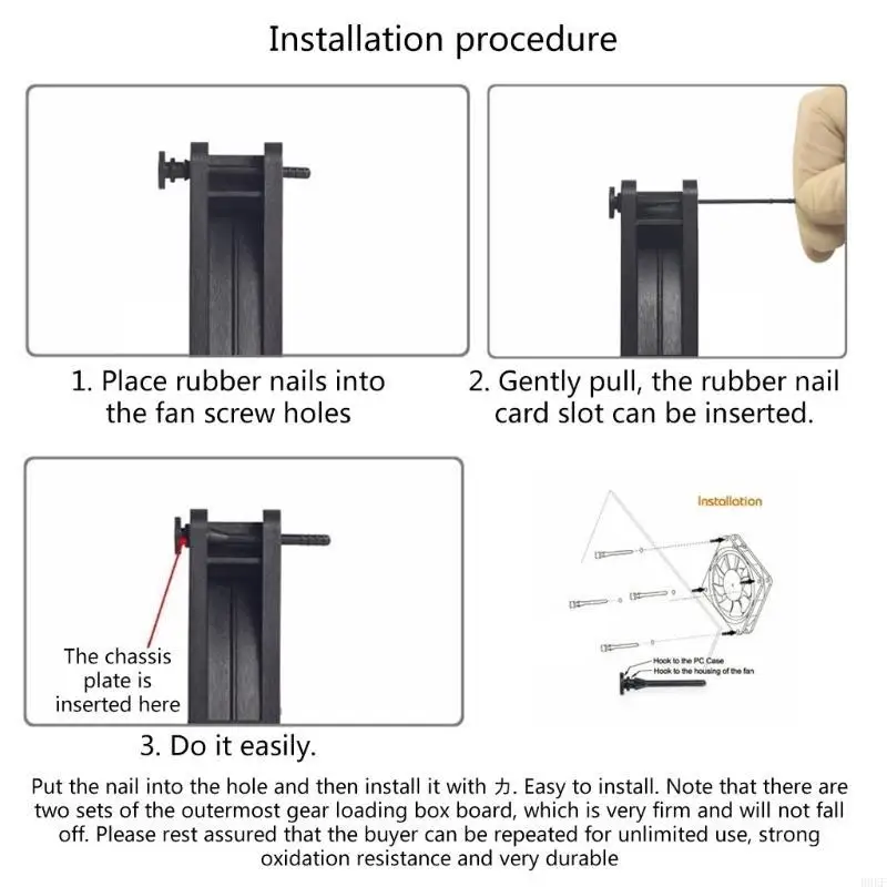 B0KF 12/24/36Pcs Cooling Fan Mount Screws Mounting Silicone Reducing Noise Vibration
B0KF 12/24/36Pcs Cooling Fan Mount Screws Mounting Silicone Reducing Noise Vibration