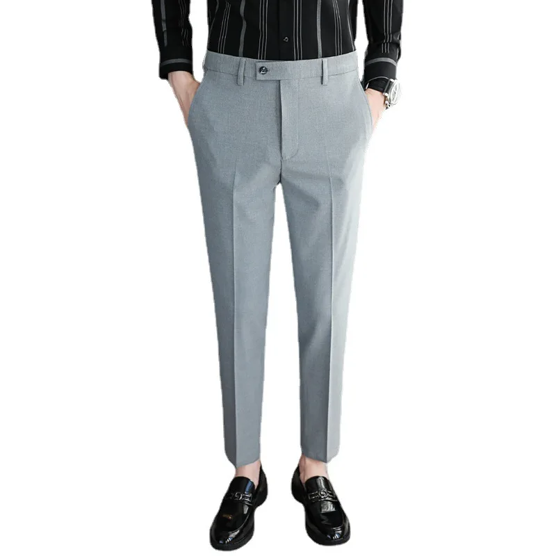 New Men's Solid Color Suit Pants with Slim Fit and Texture, Business Large Casual Pants, Formal Pants, and Western Pants
New Men's Solid Color Suit Pants with Slim Fit and Texture, Business Large Casual Pants, Formal Pants, and Western Pants