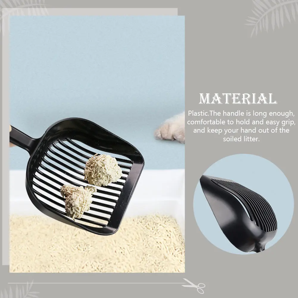 2Pcs Cat Litter Shovel Scooper Poop Cleaning Supplies Plastic Filter Lightweight Ergonomic Handle Suitable Various Litter Types
2Pcs Cat Litter Shovel Scooper Poop Cleaning Supplies Plastic Filter Lightweight Ergonomic Handle Suitable Various Litter Types