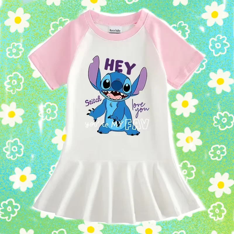 Disney Stitch Girl spring Dress Baby Skirt Mickey Mouse 2026 Summer New children Cartoon T-Shirt baby fashion Short Sleeve
Disney Stitch Girl spring Dress Baby Skirt Mickey Mouse 2026 Summer New children Cartoon T-Shirt baby fashion Short Sleeve