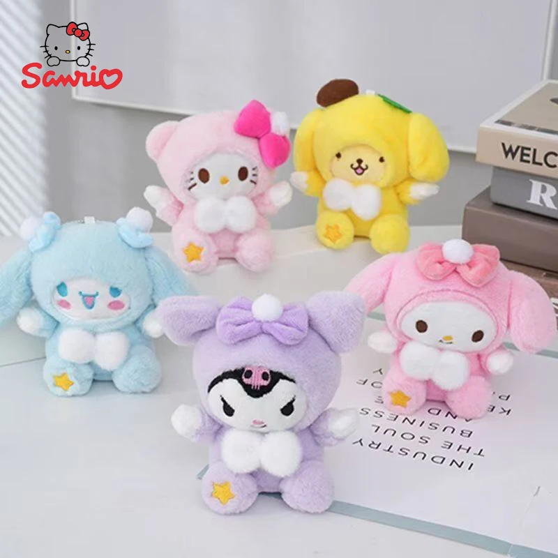 Sanrio Hello Kitty Kuromi плюшевая кукла брелок Cinnamoroll Melody Pompompurin переодевание плюшевая кукла подарки на Рождество и Хэллоуин
Sanrio Hello Kitty Kuromi плюшевая кукла брелок Cinnamoroll Melody Pompompurin переодевание плюшевая кукла подарки на Рождество и Хэллоуин