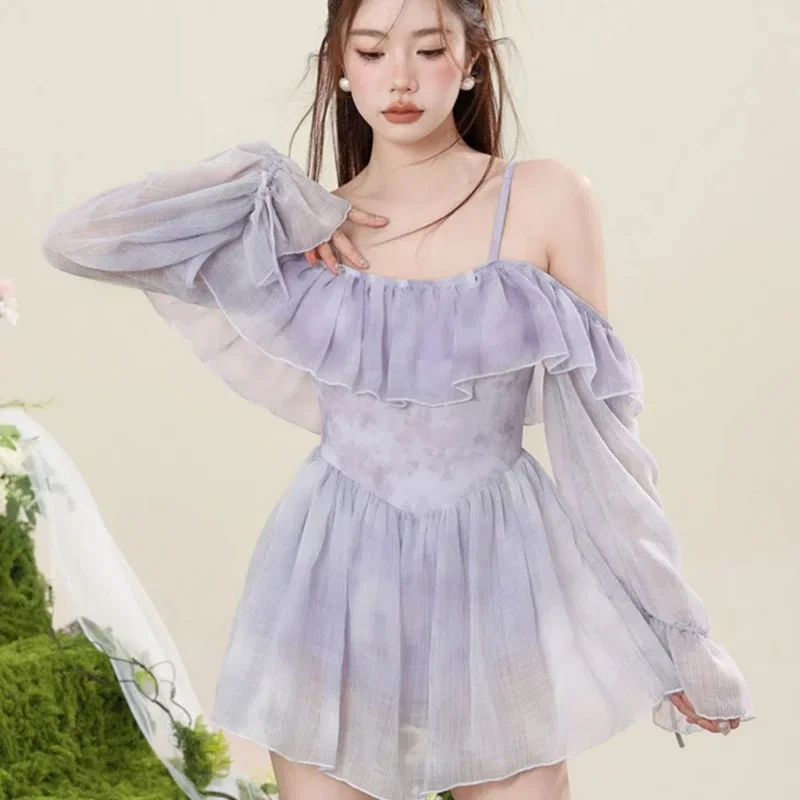 Женский новый модный чистый и сексуальный стиль юбки для похудения живота и с длинными рукавами, защита от солнца и мяса, купальник
Женский новый модный чистый и сексуальный стиль юбки для похудения живота и с длинными рукавами, защита от солнца и мяса, купальник