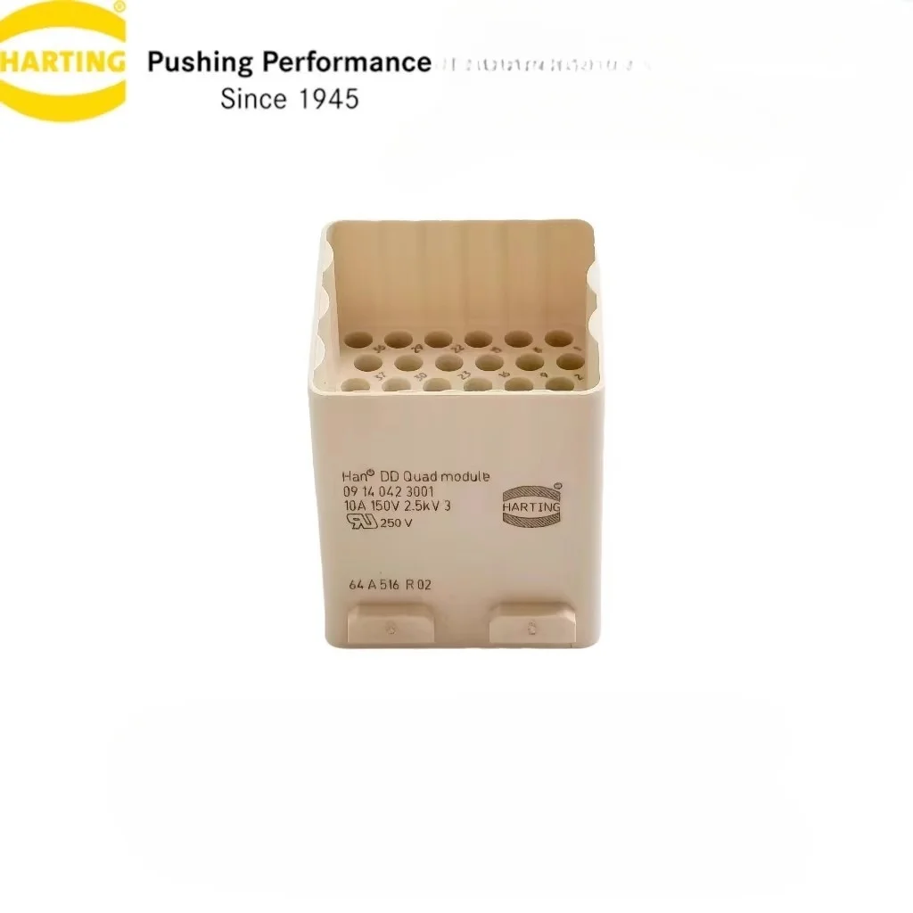 Harting Новый оригинальный оригинальный разъем 09140423001 Разъем питания для тяжелых нагрузок Han Dd Quad Module Male 09140423101 Han Dd Quad Module Female
Harting Новый оригинальный оригинальный разъем 09140423001 Разъем питания для тяжелых нагрузок Han Dd Quad Module Male 09140423101 Han Dd Quad Module Female
