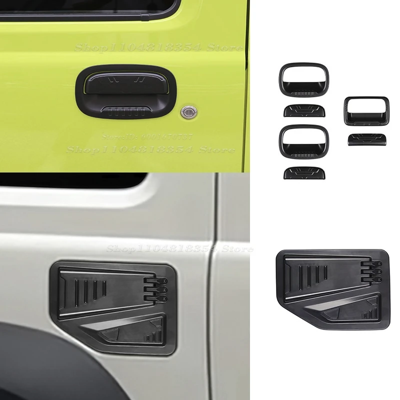 For SUZUKI Jimny Nomade 2025 2026 ABS Black Matte Side Door Handle Cover Trim Gas Tank Decoration Cover Trim Car Accessories
For SUZUKI Jimny Nomade 2025 2026 ABS Black Matte Side Door Handle Cover Trim Gas Tank Decoration Cover Trim Car Accessories