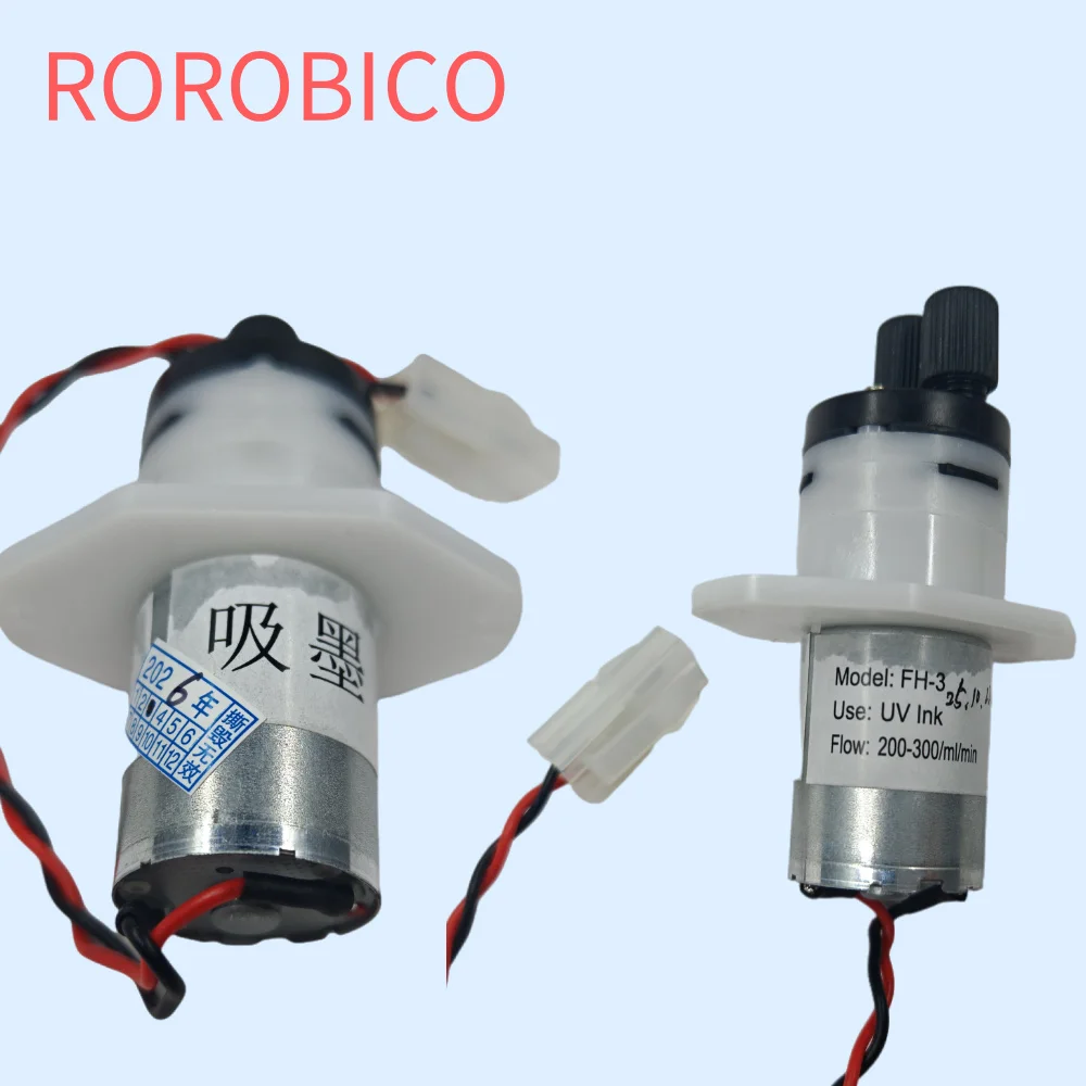2pcs Micro Ink Pump FH-3 DC 24V 3W 200-300mL/Min Ink Absorb/ Supply Pump for DTF/UV Flatbed Printer Head Cleaning Circulation
2pcs Micro Ink Pump FH-3 DC 24V 3W 200-300mL/Min Ink Absorb/ Supply Pump for DTF/UV Flatbed Printer Head Cleaning Circulation