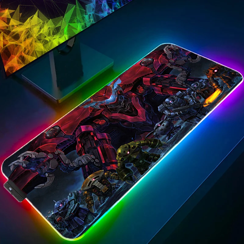 RGB Mouse Pad Gaming Mobile Suit Gundam Accessories PC Gamer Alfombrilla Xxl Computer Desk Mat Laptop Varmilo Keyboard Mousepad
RGB Mouse Pad Gaming Mobile Suit Gundam Accessories PC Gamer Alfombrilla Xxl Computer Desk Mat Laptop Varmilo Keyboard Mousepad