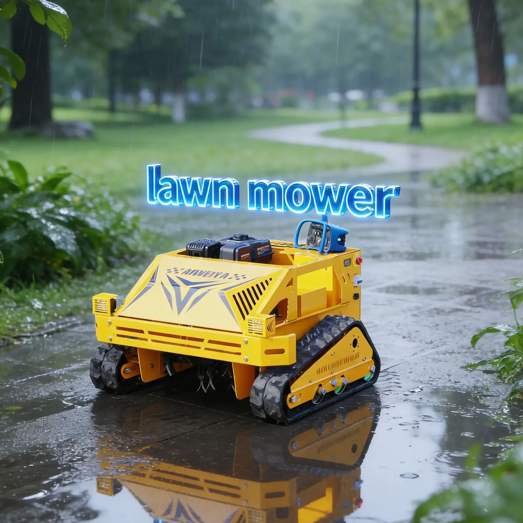 Customized intelligent remote control all terrain lawn mower track type rotating weed control integrated machine
Customized intelligent remote control all terrain lawn mower track type rotating weed control integrated machine