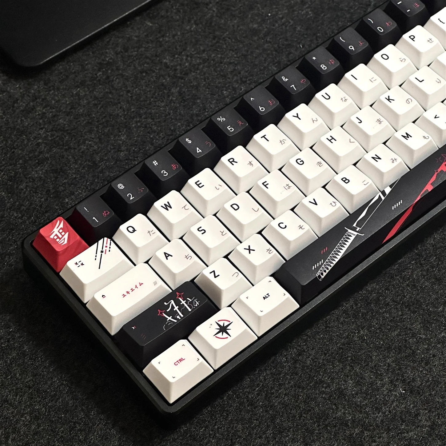 Cherry Personalized Japanese Engraved Keychain PBT 83/126 Key for MX Switch Wooting60 Mechanical Keyboard
Cherry Personalized Japanese Engraved Keychain PBT 83/126 Key for MX Switch Wooting60 Mechanical Keyboard