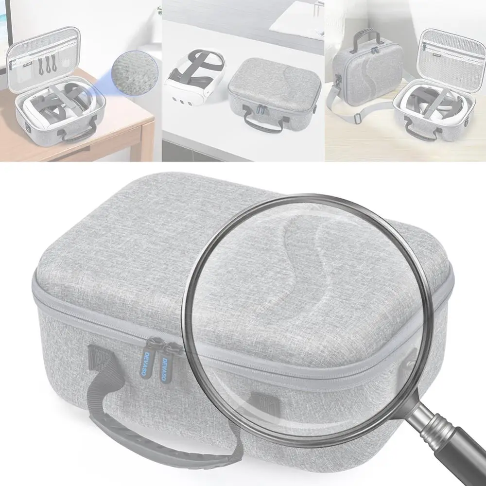 Жесткий чехол для переноски, портативная защита, модный жесткий дорожный чехол, расширяемый объем, жесткий защитный чехол для переноски для Meta Quest 3
Жесткий чехол для переноски, портативная защита, модный жесткий дорожный чехол, расширяемый объем, жесткий защитный чехол для переноски для Meta Quest 3