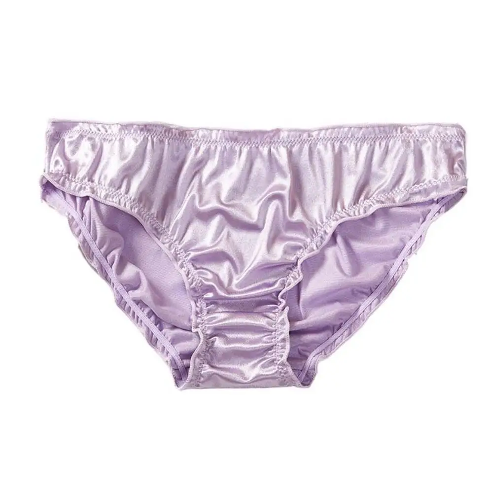 Fashion Low Waist Satin Silk Panties Solid Color Thin Ruffles Briefs Women Lingeries Underwear Women's Panties Lady
Fashion Low Waist Satin Silk Panties Solid Color Thin Ruffles Briefs Women Lingeries Underwear Women's Panties Lady