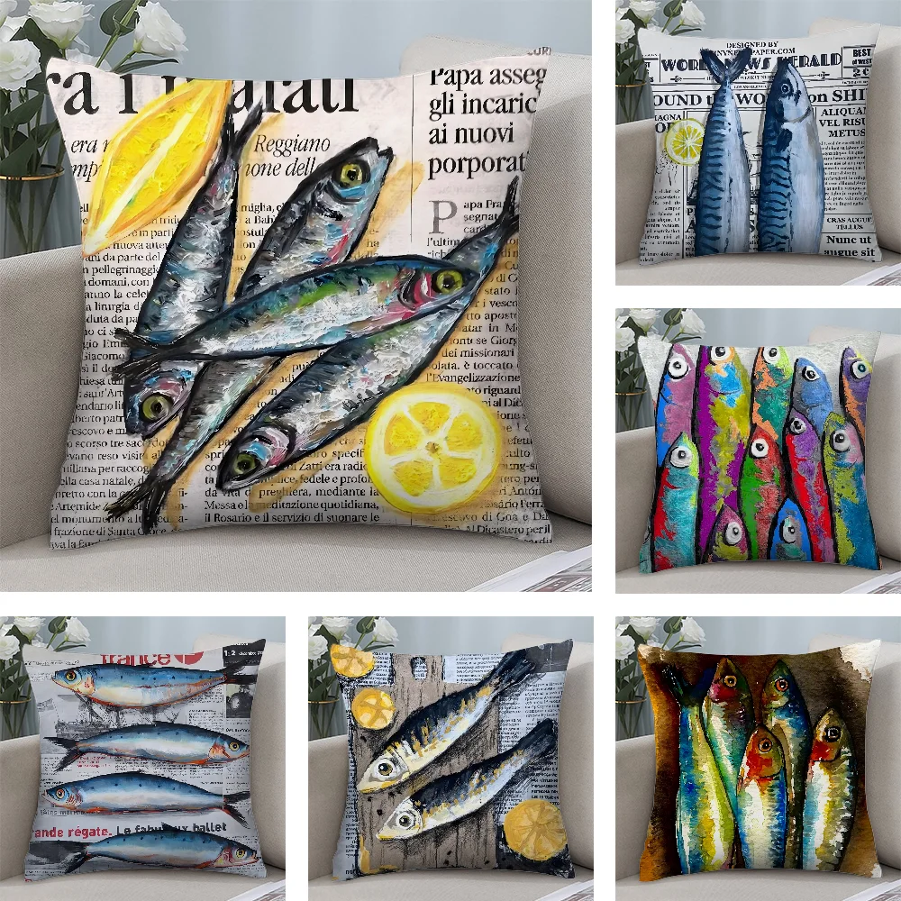 Colorful Sardine Lobster Pillow Case Short Plush Pillow Covers Sofa Decorative Gift Home Double-sided Printing Cushion Cover
Colorful Sardine Lobster Pillow Case Short Plush Pillow Covers Sofa Decorative Gift Home Double-sided Printing Cushion Cover