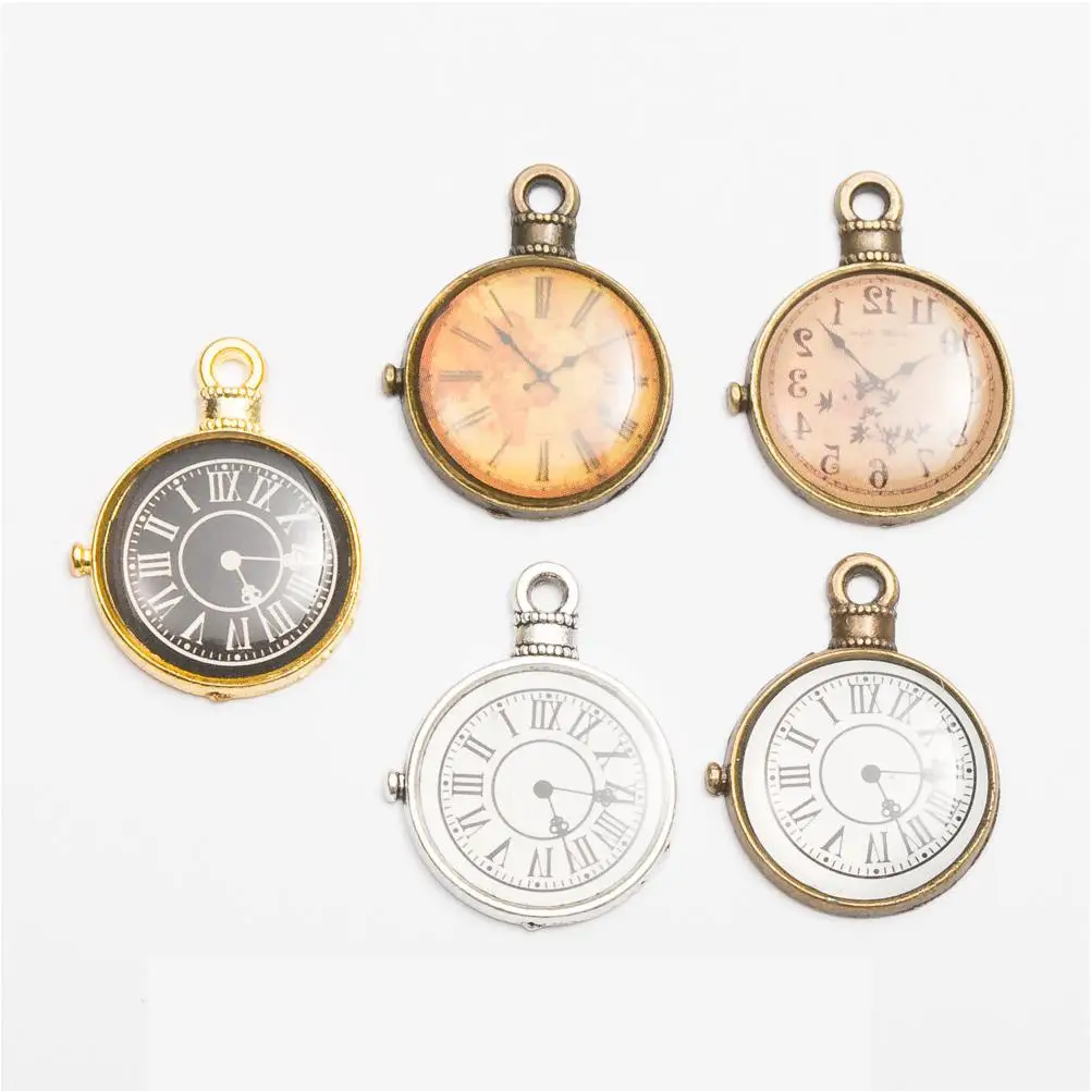 15 Pcs Clock Pendants Vintage Watch Charm DIY Jewelry Making Steampunk Accessories Metal Alloy Durable Necklace Bracelet
15 Pcs Clock Pendants Vintage Watch Charm DIY Jewelry Making Steampunk Accessories Metal Alloy Durable Necklace Bracelet