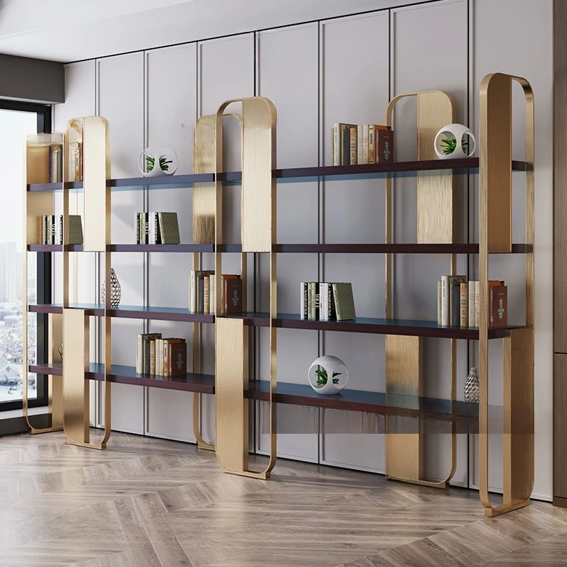 Книжные полки, современные полки от пола до потолка для гостиной, простые полки Bogu из нержавеющей стали, итальянские креативные полки на всю стену.
Книжные полки, современные полки от пола до потолка для гостиной, простые полки Bogu из нержавеющей стали, итальянские креативные полки на всю стену.