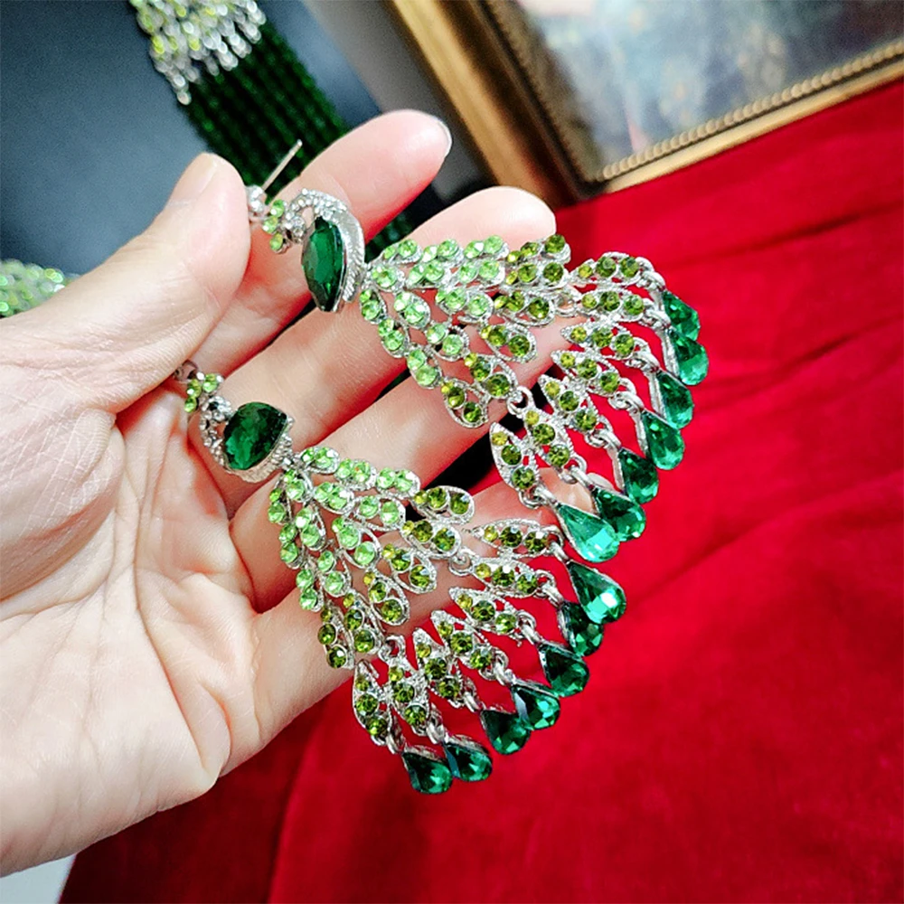 Trendy Fashion green Glazed earrings Necklace for women's girl gift Party Choker earring Vintage Jewelry Set
Trendy Fashion green Glazed earrings Necklace for women's girl gift Party Choker earring Vintage Jewelry Set