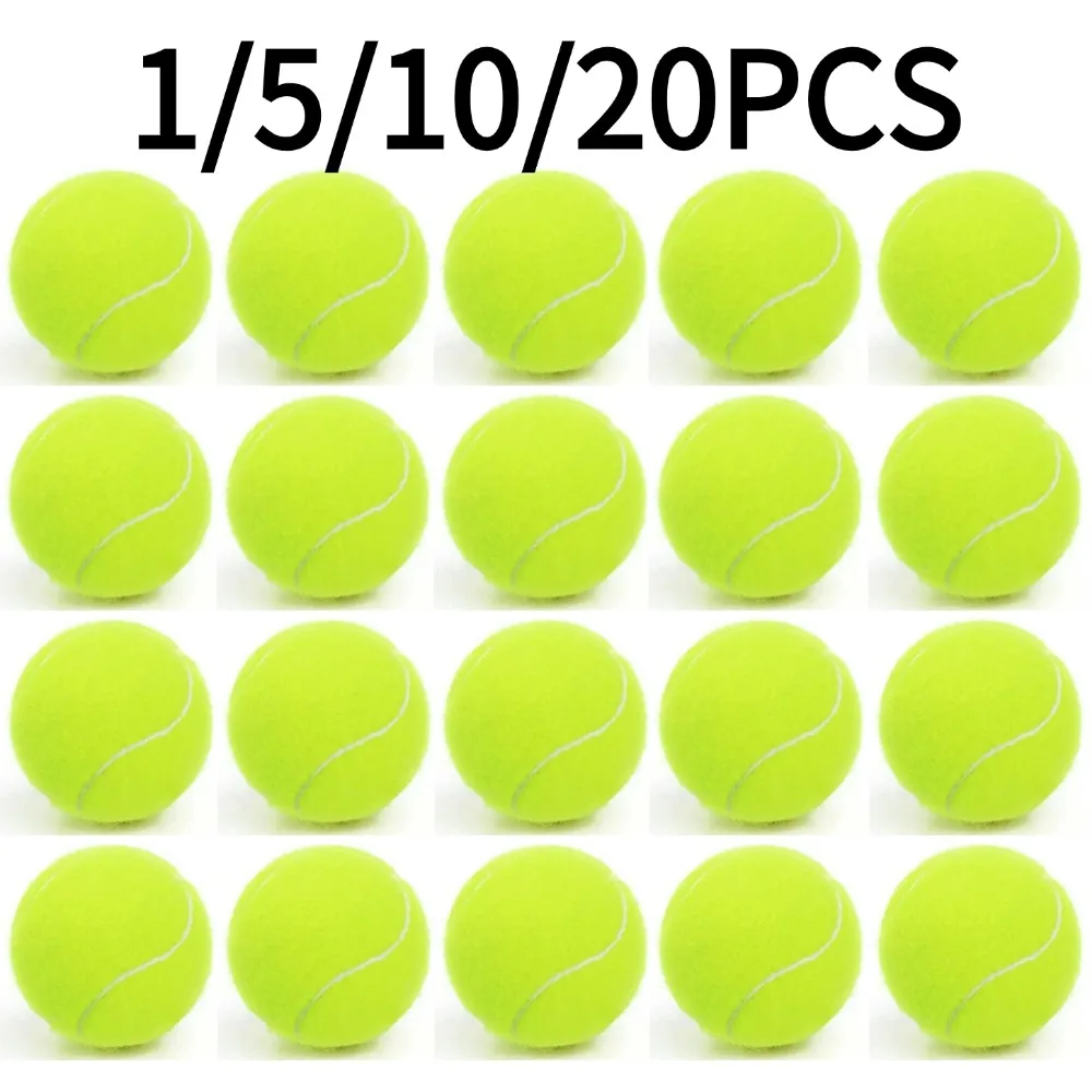 A New High Elasticity Professional Training Tennis Ball Elastic Durable Rubber Tennis Practice 1/5/10/20 Loose Accessories
A New High Elasticity Professional Training Tennis Ball Elastic Durable Rubber Tennis Practice 1/5/10/20 Loose Accessories