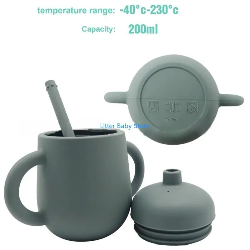 N80C Baby Feeding Soutk Bottle Bottle Madeler, обучение питье силиконовой чашки для младенцев портативная не скользящая посуда
N80C Baby Feeding Soutk Bottle Bottle Madeler, обучение питье силиконовой чашки для младенцев портативная не скользящая посуда