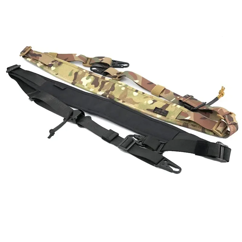 Tactical Rifle Sling Shooting Hunting Combat Modular Strap Multicam Removable 2 Point / 1 Point 2.25" Padded Rifle Accessories