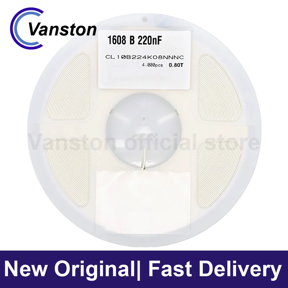 4000PCS Chip Capacitor 1608 220nF accurate ±10% 16v 0603 X7R 1uF224KO Height 0.8T Brand New Original and Authentic
4000PCS Chip Capacitor 1608 220nF accurate ±10% 16v 0603 X7R 1uF224KO Height 0.8T Brand New Original and Authentic