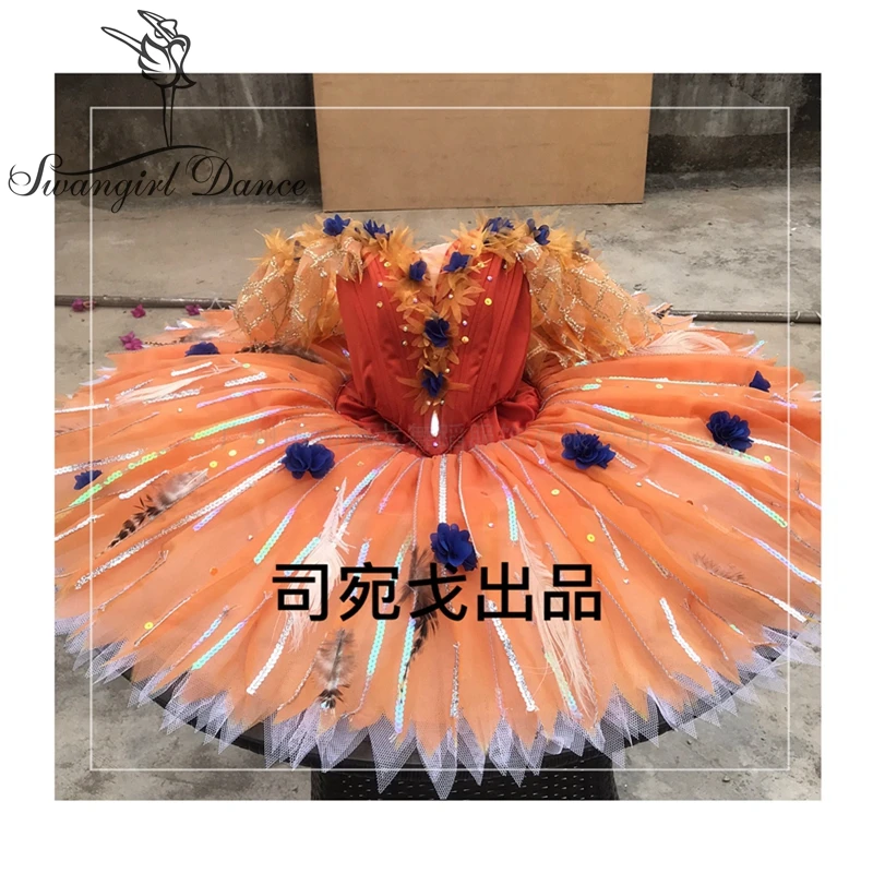 Girls Flower Fairy Professional Ballet Tutu Girls Competition Ballet Costumes For YAGP Classical Pancake Tutu BT4036
Girls Flower Fairy Professional Ballet Tutu Girls Competition Ballet Costumes For YAGP Classical Pancake Tutu BT4036