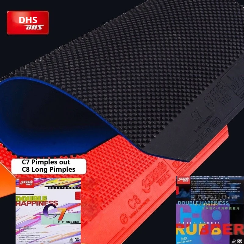 DHS C7 C8 Накладка для настольного тенниса OX Pimples Out/Long Pimples Defensive Loops Накладка для пинг-понга с губкой, одобренная ITTF Fast-Attack
DHS C7 C8 Накладка для настольного тенниса OX Pimples Out/Long Pimples Defensive Loops Накладка для пинг-понга с губкой, одобренная ITTF Fast-Attack
