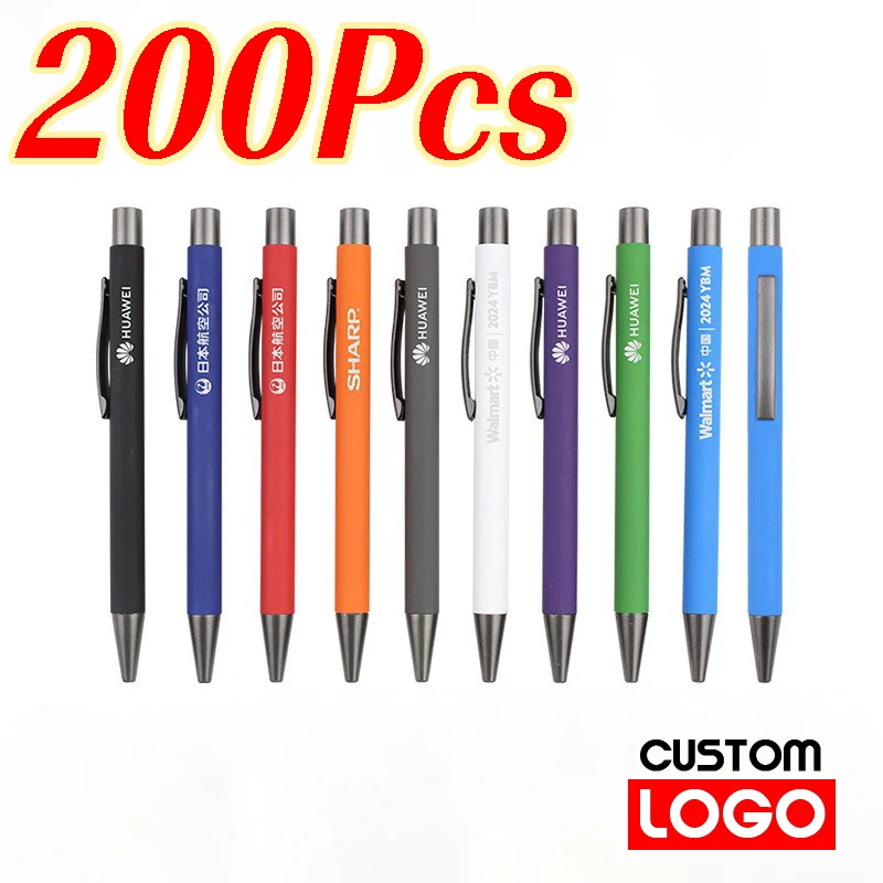 200pcs Custom LOGO Metal Aluminum Advertising Pen Free Engraving Name Ballpoint Pen Gifts Personalized Student Stationery Pen
200pcs Custom LOGO Metal Aluminum Advertising Pen Free Engraving Name Ballpoint Pen Gifts Personalized Student Stationery Pen