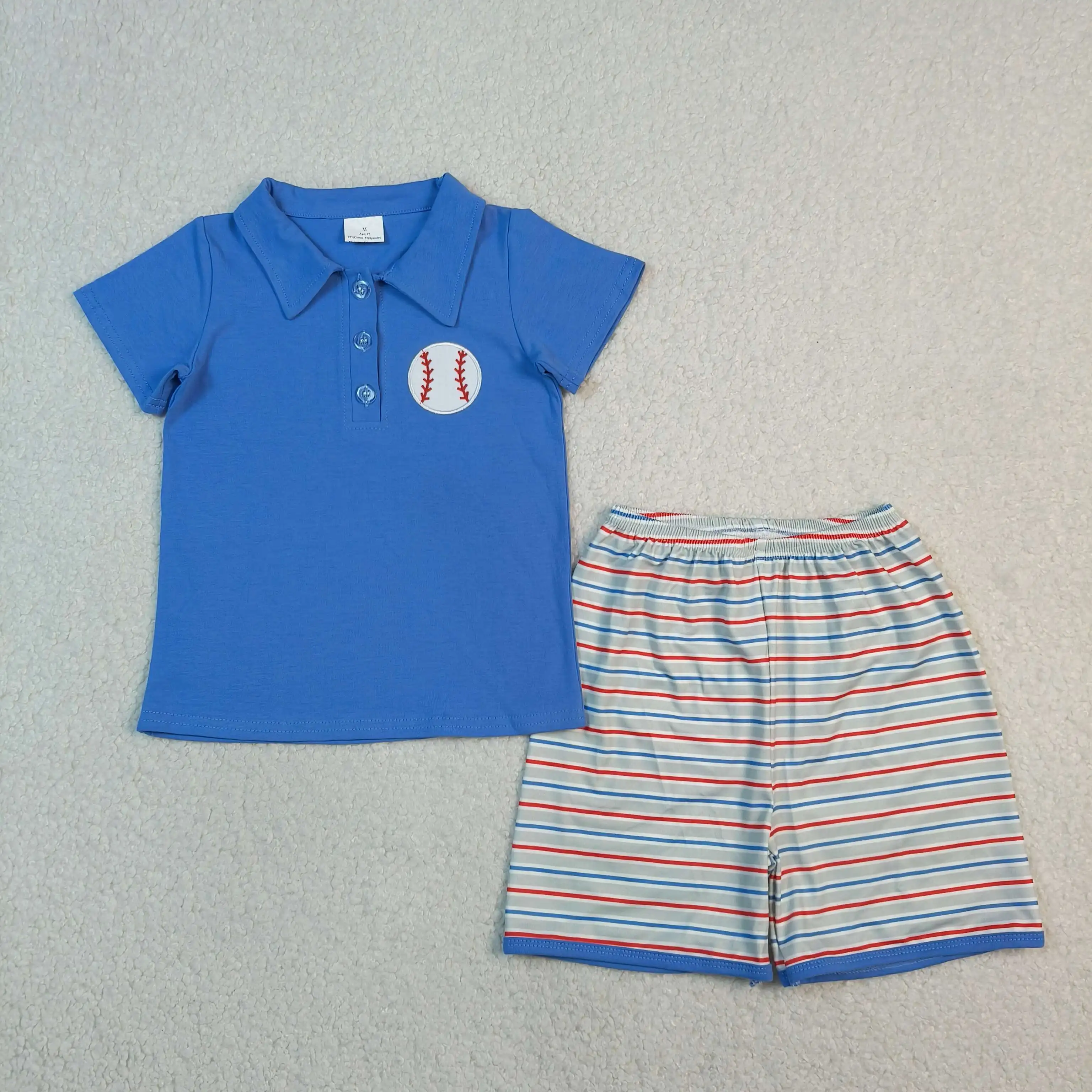 Wholesale Children Embroidery Outfits Toddler Short Sleeves Baseball Shirt Kids 4th of July Set Baby Boy Stripes Shorts Clothes
Wholesale Children Embroidery Outfits Toddler Short Sleeves Baseball Shirt Kids 4th of July Set Baby Boy Stripes Shorts Clothes