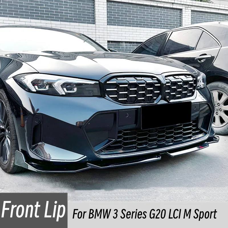 For 2023+ BMW 3 Series G20 LCI M Sport 320i 325i Black Carbon Car Front Bumper Lip Splitter Diffuser Body Kit Spoiler Trim
For 2023+ BMW 3 Series G20 LCI M Sport 320i 325i Black Carbon Car Front Bumper Lip Splitter Diffuser Body Kit Spoiler Trim