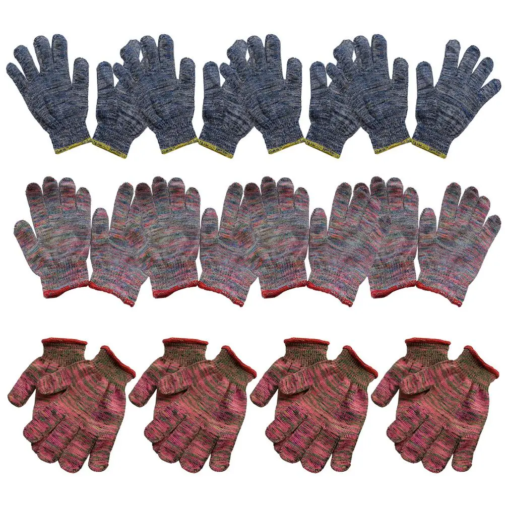 12 Pairs Wear-resistant Gloves Thickened Nylon Gardening Weeding Puncture-proof Protective Worker Non-slip Durable Breathing
12 Pairs Wear-resistant Gloves Thickened Nylon Gardening Weeding Puncture-proof Protective Worker Non-slip Durable Breathing