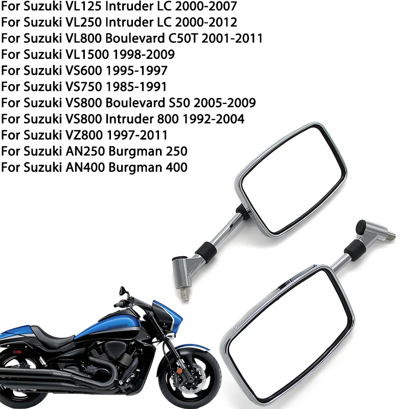 10mm rearview mirror For Suzuki Intruder 800 125 250 Burgman 250 400 VS800 AN250 VZ800 VS600 VS750 VL1500 Boulevard S50 C50T
10mm rearview mirror For Suzuki Intruder 800 125 250 Burgman 250 400 VS800 AN250 VZ800 VS600 VS750 VL1500 Boulevard S50 C50T