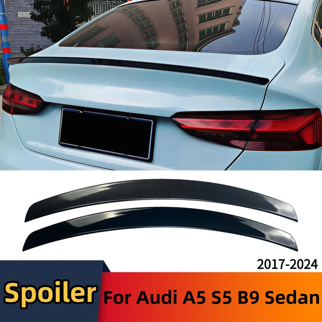 Для Audi A5 S5 RS5 B9 4-дверный 2017-2024 г.в. Гоночный спойлер, заднее антикрыло, накладка на багажник, глянцевый черный, комплект для тюнинга кузова, расширение обвеса
Для Audi A5 S5 RS5 B9 4-дверный 2017-2024 г.в. Гоночный спойлер, заднее антикрыло, накладка на багажник, глянцевый черный, комплект для тюнинга кузова, расширение обвеса