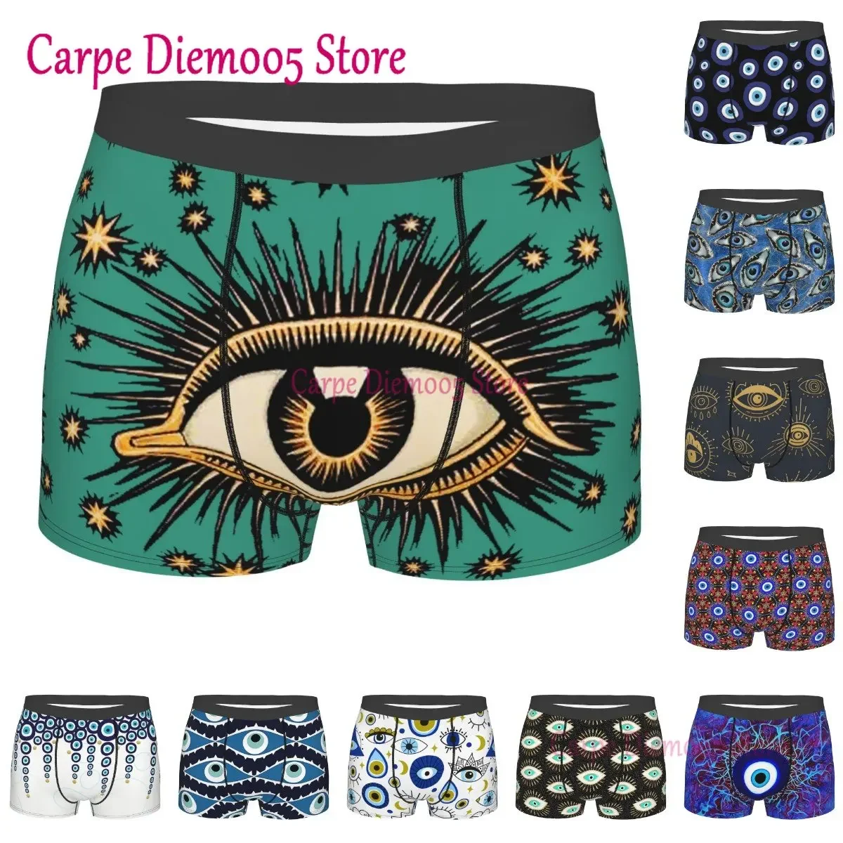 Темно-синее и аква-назара, нижнее белье Lucky Charm, трусы-боксеры Rasta, мягкие шорты, трусы, трусы 
Темно-синее и аква-назара, нижнее белье Lucky Charm, трусы-боксеры Rasta, мягкие шорты, трусы, трусы