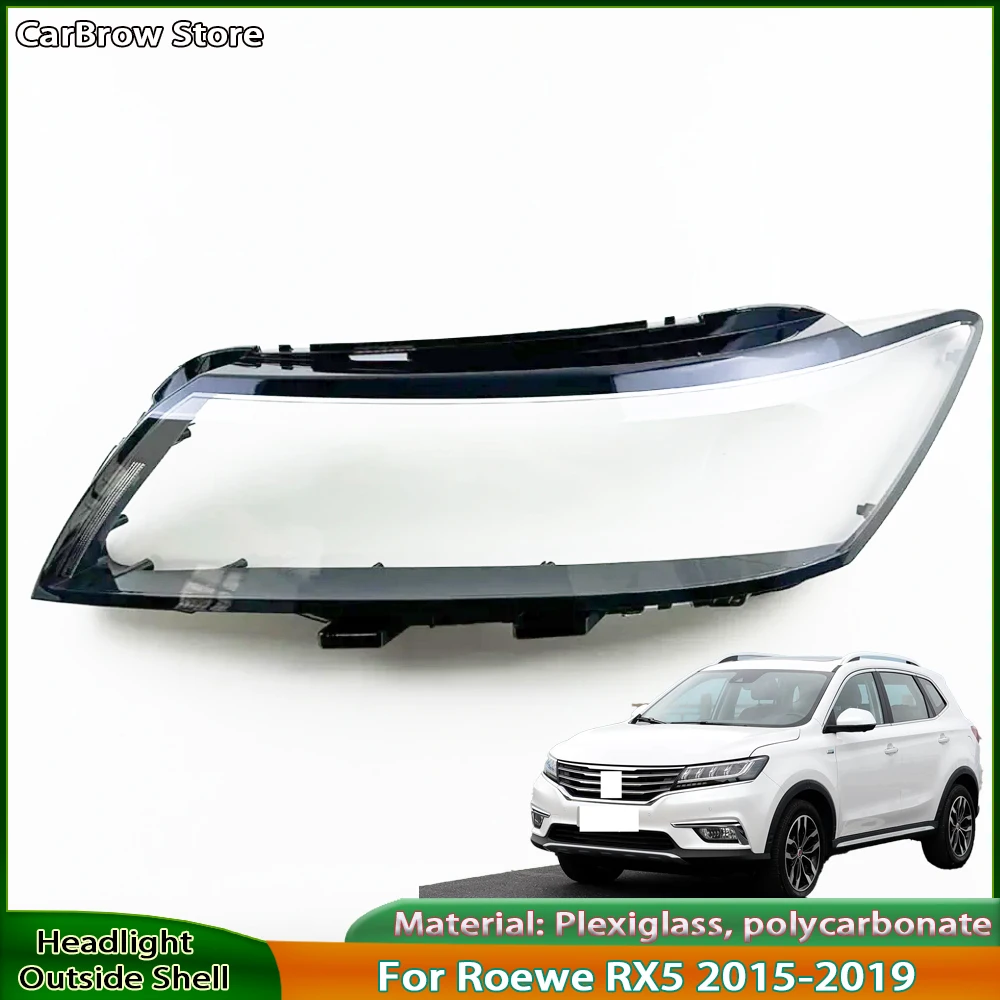 For Roewe RX5 2015 2016 2017 2018 2019 Front Headlamp Cover Transparent PC Lampshade Headlight Shell Lens Plexiglass
For Roewe RX5 2015 2016 2017 2018 2019 Front Headlamp Cover Transparent PC Lampshade Headlight Shell Lens Plexiglass